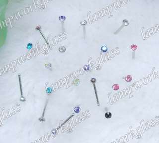 LOOK ME→300X Mix Style Fashion Pierced Nose Stud ^_^  