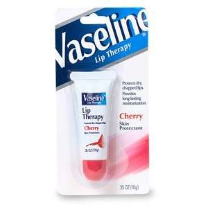  Vaseline Lip Therapy Petroleum Jelly, Cherry Flavor 