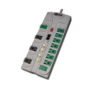   ECO SURGE GREEN, 12 OUTLET, TEL DSL COAX, 10FT CORD Electronics