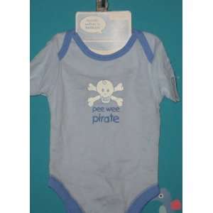  Trend Lab Blue Bodysuit 3 6 Months Pee Wee Pirate Baby