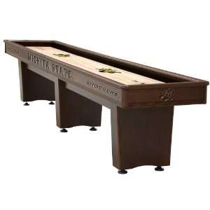  12 Wichita University Logo Shuffleboard in Cinnamon