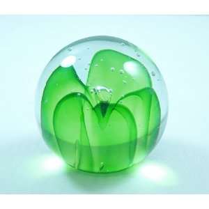  Murano Design Green Sommerso Paperweight PW 838
