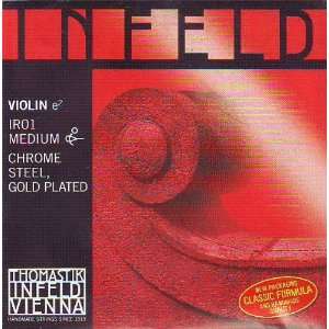  Thomastik Infeld Violin Infeld Red E Gold Plated Chrome 