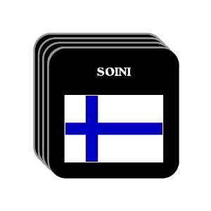  Finland   SOINI Set of 4 Mini Mousepad Coasters 