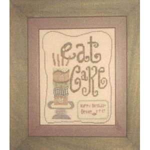  Eat Cake   Cross Stitch Pattern Arts, Crafts & Sewing