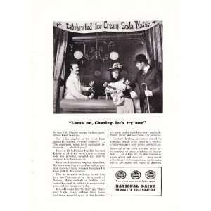  1947 Ad Ice Cream Soda Water Original Vintage Print Ad 