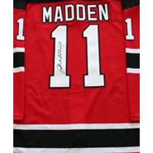  John Madden Memorabilia Signed New Jersey Devils Authentic 
