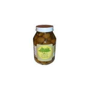 Raw Organic Sicilian Style Plain Olives 20 ozs. quart jar  