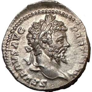 SEPTIMIUS SEVERUS 200AD Ancient Silver Roman Coin Providentia 