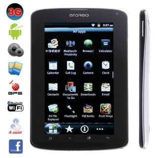 Android 2.3 MTK6573 Tablet PC Dual SIM 3G GSM GPS Bluetooth Camera 