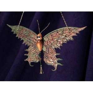  Emerald Butterfly Suncatcher/Ornament w/Swarovski Crystal 