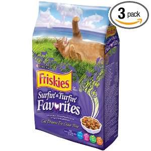 Purina Friskies Surf & Turf Favorites, 3.15 Pounds (Pack of 3)  