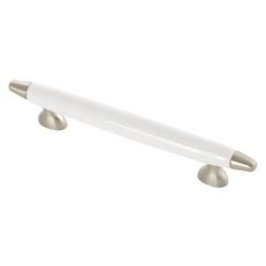  Hickory Hardware P3393 SNW Satin Nickel With White Drawer 