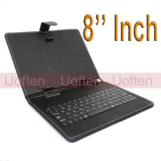   Leather Case Skin Cover And Mini Keyboard for 8 Inch Tablet PC  