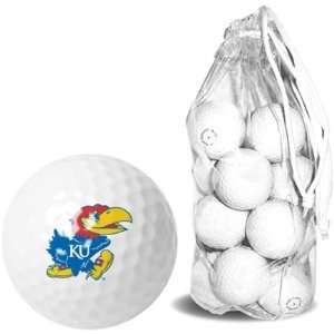  Kansas Jayhawks 15 Golf Ball Clear Pack