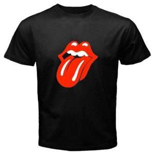  Rolling Stone Band Music Black Color T Shirt Logo I Free 
