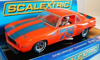 Scalextric C3108 1969 Chevy Camaro Z 28 Slot Car 1/32  
