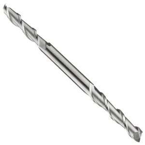 Speed Steel End Mill, Long Length, Uncoated (Bright), 2 Flutes, Double 