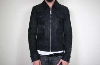   Suede Dior Homme Four Pocket Leather Jacket 52 50 Hedi Slimane  