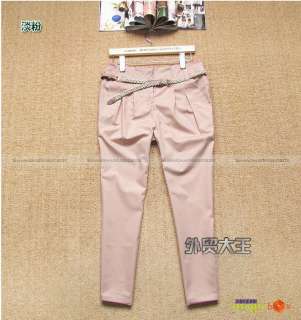 Women Slim Overall Ankle Length Trousers Pants New #017  