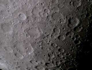 This Lunar close up shows the craters Tycho and Clavius. Image capured 