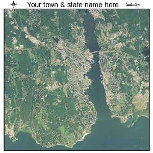  Aerial Photography Map of New London, Connecticut 2010 CT 