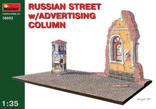 MiniArt 36002 Russian street with advertising colu 1/35  