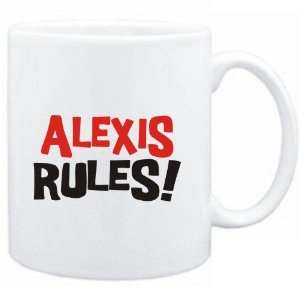  Mug White  Alexis rules  Male Names