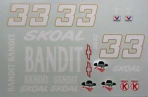 33 Harry Gant 1986 Skoal Bandit Chevy Monte Carlo  