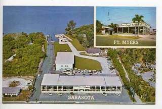 Sarasota Fort Myers FL Chris Craft Boat Sales Postcard  