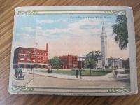 Early 1900s SPRINGFIELD MASS MA postcard folder  
