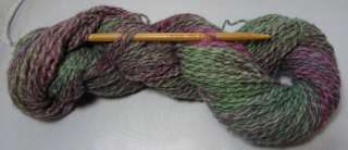 hand dyed skein hank yarn heathered wool pot luck #5  
