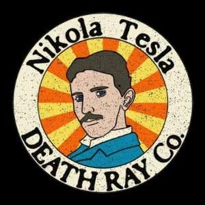  Nikola Tesla Death Ray Co. Stickers Arts, Crafts & Sewing