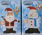 NEW Christmas 4 Snowman or Santa Airblown Inflatable I