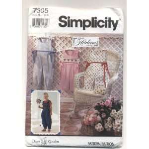  Simplicity Heirloom Classics Oliver Goodin Childs Romper 