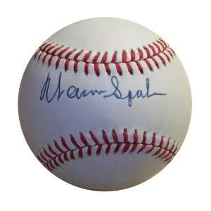  Warren Spahn Autographed Baseball   Autographed Baseballs 