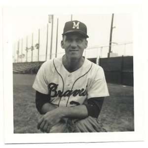  Warren Spahn Vintage Milwaukee Braves 3.5x3.5 Snapshot 