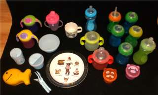Huge Lot of Baby Toddler Sippy Cups Nuby Munchkin Containers 