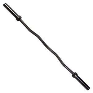 Deluxe Black Curl Bar with Bronze Bushings  Sports 