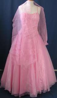 Ball Gown Dress Party Prom Evening Pageant Baby Pink 12  