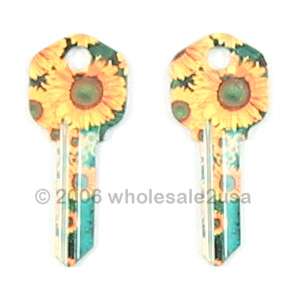 Color House Key Blanks KW1 for Kwikset   Sunflower  