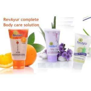 RevAyur Complete Body Care Solution (Orange Scrub + Feet Cream + Aroma 
