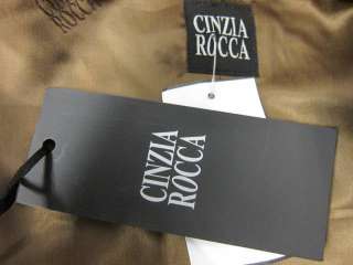 NWT $1560 Cinzia Rocca Wool/Cashmere Long Coat   Size Small  