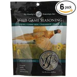   , Inc. Wild Game Poultry Seasoning, 3.6 Ounce Pouches (Pack of 6