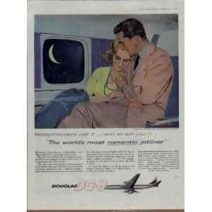   jetliner by Mike Ludlow  1960 Douglas DC 8 Jetliner Ad, A1682