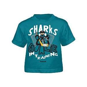  Reebok San Jose Sharks Toddler Goalie In Training T Shirt 
