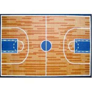  Fun Time Basketball Court Sports Rug Size 33 x 410 