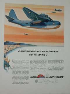 1942 VOUGHT SIKORSKY VS 44 FLYING BOAT WWII AD  