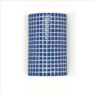 A19 M20308 CB Cobalt Blue Mosaic Contemporary / Modern Confetti One 