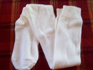 Civil War reenactor ladies white 100% cotton stockings  